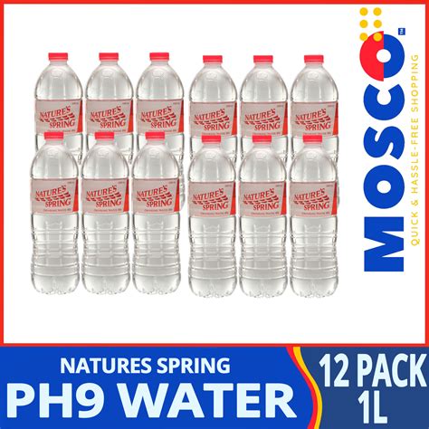 Natures Spring Ph9 Water 1l Pack Of 12 Lazada Ph