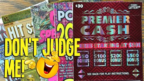 Dont Judge Me 😆 2x 30 Premier Cash 🔴 170 Texas Lottery Scratch Offs Youtube