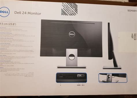 Monitor 24 Led Dell Se2416h Fhd Ips 6ms 250cdm2 80000001 Ips