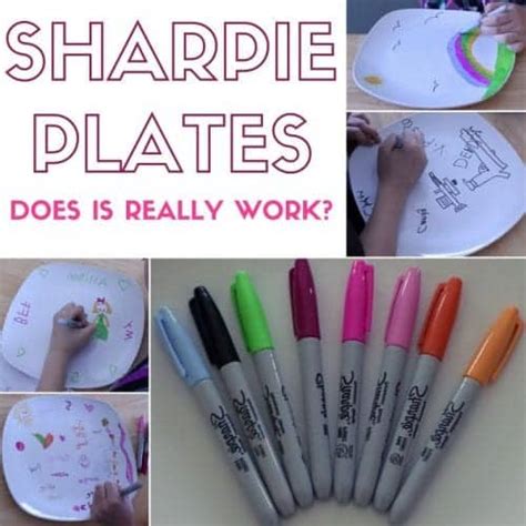 How To Make Marker Plates With Sharpies The Crafty Blog Stalker