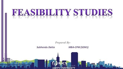 How To Write A Feasibility Study For A Construction Project Study Poster