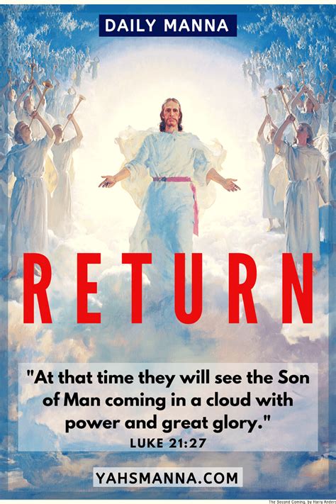 Yeshua Is Returning Are You Ready Yahs Manna Revelation Bible