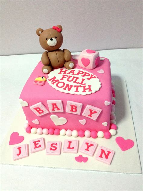 Join the community to add your comment. Oven Creations: Happy Full Month Baby Jeslyn