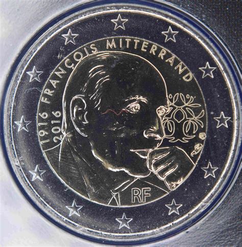 Piece De 2 Euros Rare François Mitterrand Une Monnaie De 2