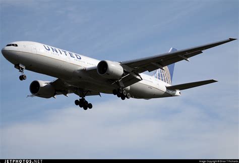 N771ua Boeing 777 222 United Airlines Brian T Richards Jetphotos