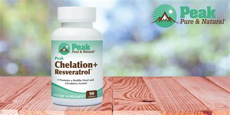 peak chelation resveratrol™ supplement peak pure and natural