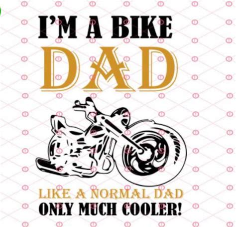 Im A Biker Dad Svg Like A Normal Dad Only Much Cooler Svg Etsy