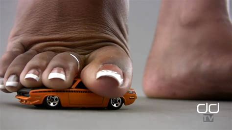 Darla Tv Giantess Ebony Feet Trample Muscle Car Youtube