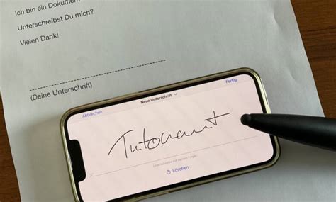 Dokumente Mit Dem Iphone Unterschreiben Tutonaut
