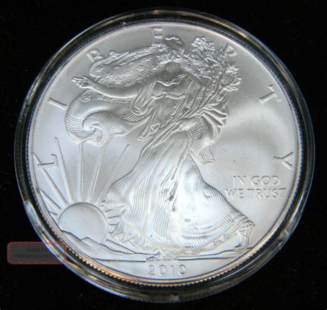 Uncirculated 2010 American Silver Eagle 1oz 999 Fine