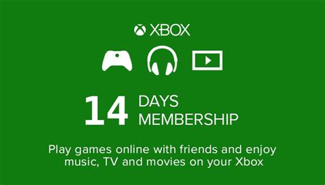 Buy Xbox One Live Gold 14 Days Membership Only New Accounts Microsoft