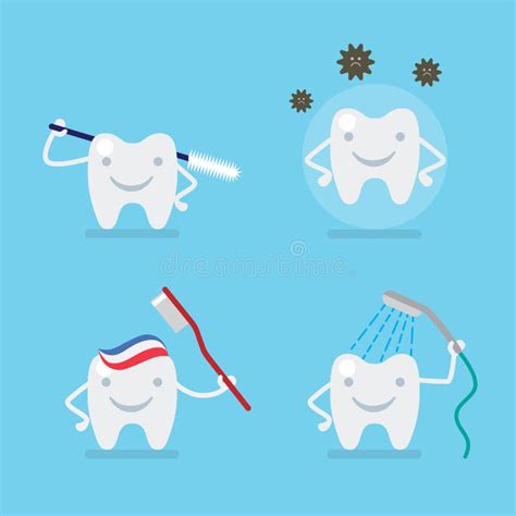 Flossing Teeth Infographics Stock Illustrations 8 Flossing Teeth