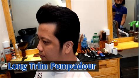 The answer, as you'll see, depends on a lot of factors. LONG TRIM POMPADOUR HAIRCUT TUTORIAL/Tagalog - YouTube