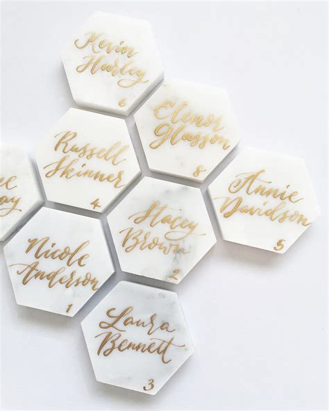 Tile card illustrations & vectors. These Marble Tile Place Cards Are Surprisingly Chic | Emmaline Bride