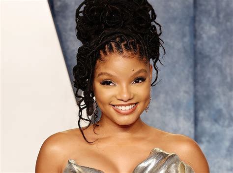 halle bailey addresses hateful and racist messages she…
