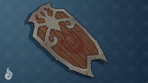 Hand Painted Fantasy Weapons Shields Gamedev Market