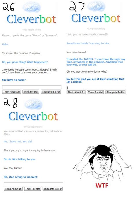 Cleverbot Conversation Part 5 By Savior465 On Deviantart