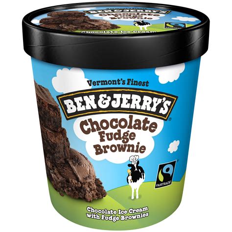 Ben Jerry S Chocolate Fudge Brownie Ice Cream Pt Tub La Comprita