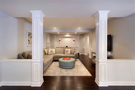 And finally, i've been scoping out a lot of fun ideas on pinterest lately for what we could do in this hallway, so i thought it would be fun to round up a few narrow hallway decorating ideas up for you today. Basement Half Walls and Design Columns Ideas| Basement Masters