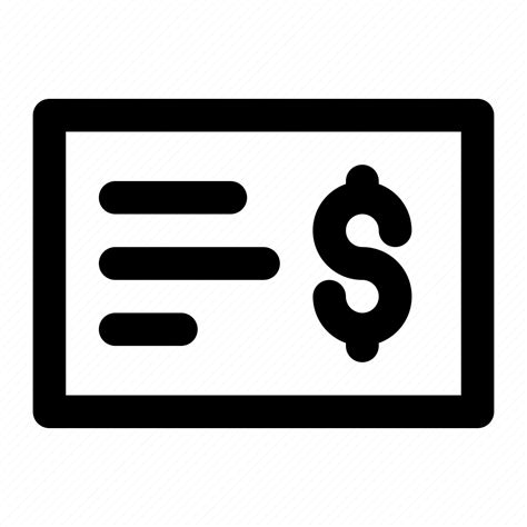 Banknote Money Paycheck Icon Download On Iconfinder