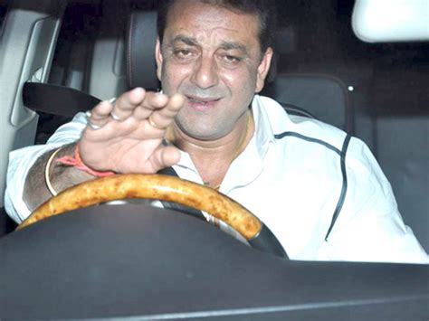Sanjay Dutt Returns From Dubai On Occasion Of The Birth Of His Twins