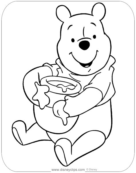 Free Printable Winnie The Pooh Coloring Pages