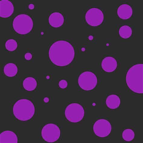 Purple Polka Dot Pattern On Black Digital Art By Jason Fink Fine Art