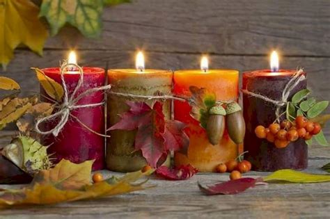 Thanksgiving Candle Displays Ideas And Placements Home To Z Autumn