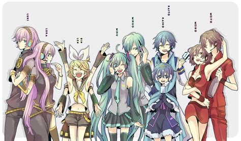 Vocaloids Miku Y Kaito Kagamine Rin And Len Vocaloid Ia Anime Demon