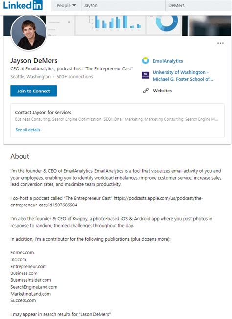 Linkedin Profile Summaries That We Love And How To Off