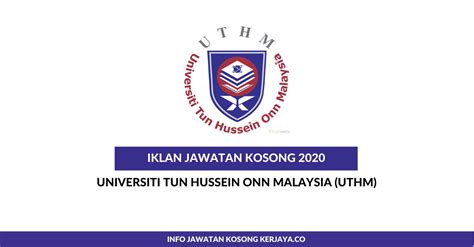 Ada beberapa kriteria dasar yang semua college atau universitas. Jawatan Kosong Terkini Universiti Tun Hussein Onn Malaysia ...