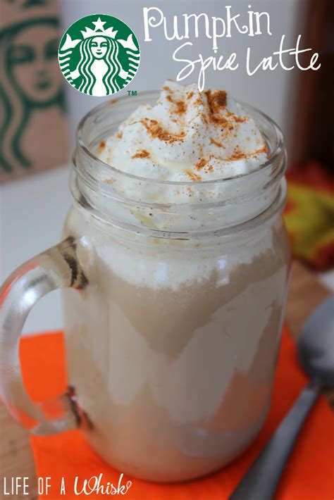 Copycat Starbucks Pumpkin Spice Latte With Pumpkin Syrup Lifeofawhisk