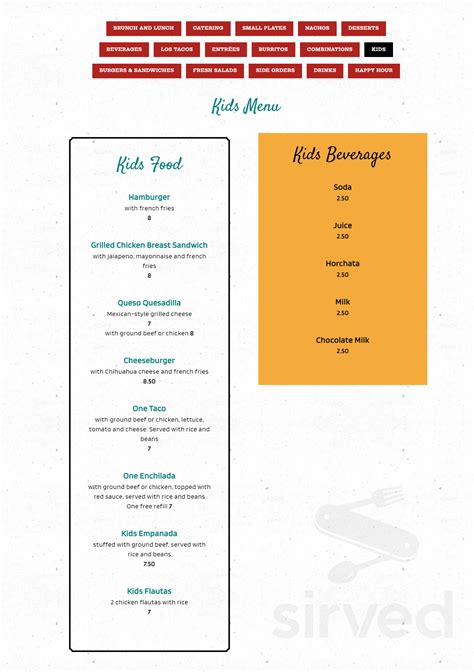 El Beso Mexican Restaurante And Cantina Of Milwaukee Menu In Milwaukee