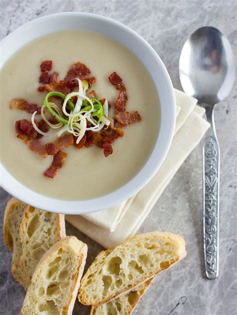 Creamy Potato Leek And Bacon Soup Brittany Stager