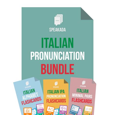 How To Pronounce Italian Words Speakada
