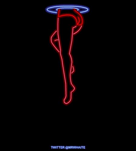 Animated Neon Sign Posters By Mr Whaite Creative Manila
