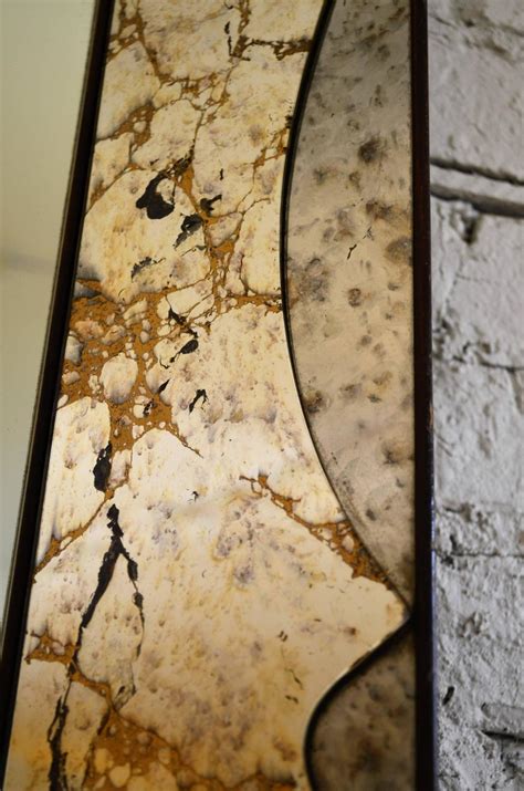 Monumental Venetian Style Smoked Glass Mirror For Sale At 1stdibs