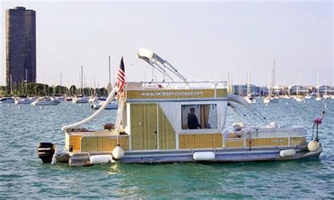 While professional staff show, demonstrate, sea trial, sell your vessel and handle the paperwork on the sale for you. Tiki-Boat Cruise - Chicago Tiki Boat | Groupon