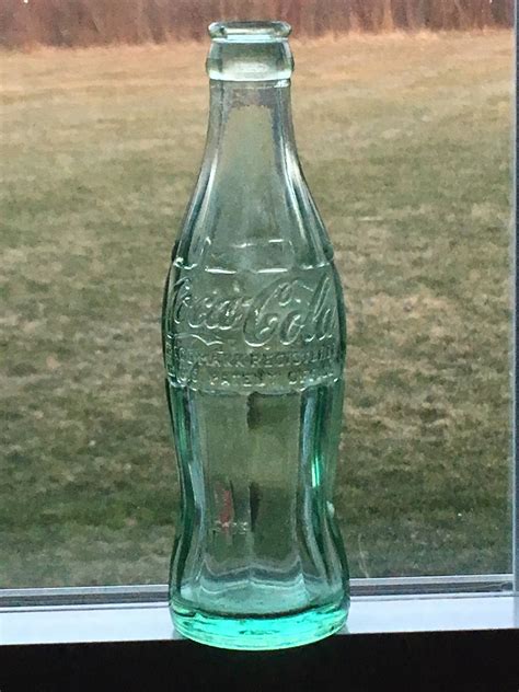 Vintage Green Glass Coca Cola Bottle Antique Niagara Falls Ny Coke Bottle