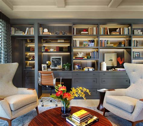 28 Dreamy home offices with libraries for creative inspiration