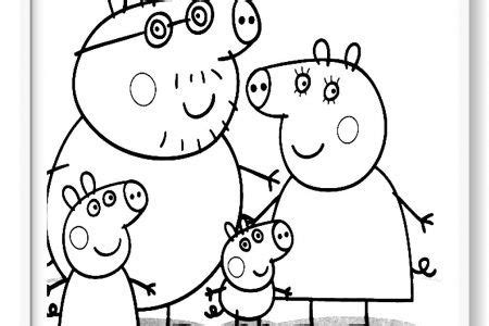 Peppa Pig para COLOREAR + 120 imágenes de Peppa para pintar! | Páginas