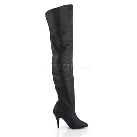 Pleaser Legend Stiefel Overknee Schwarz Damen Herren Leder Ebay