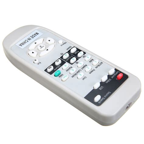 Mayitr 1pc White Remote Control Controller For Epson Projector Emp 7800