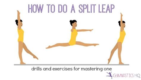 how to do a split leap drills and exercises to help you improve gymnastics skills trampoline
