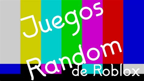 This article will explain the usage of the function, math.random(). Juegos Random de Roblox | H1P3RFLUX😜⚡ - YouTube