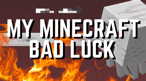All My Minecraft Bad Luck In One Video Hilarious 1 Youtube