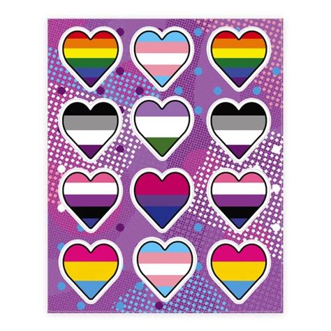 You can get them on my etsy shop: Sexuality Pride Flag Sticker and Decal Sheets | LookHUMAN