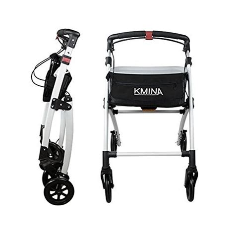 Kmina Pro Lightweight Rollator Walker Rollators For Seniors