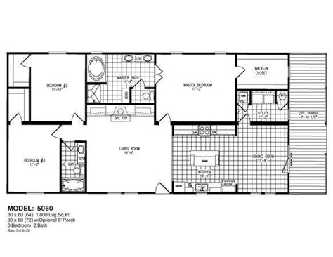 >check for available units at oak & iron in walnut creek, ca. Model 5060P | Oak creek homes, Mobile home floor plans ...