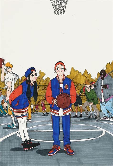 Basketball Boy And Girl Kim Jungyoun Illustrator Inspiration Sport